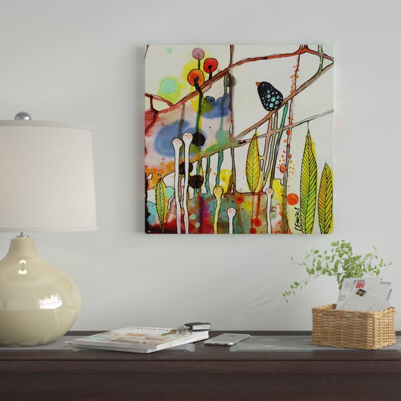 Vibrant Abstract Landscape Oil Painting