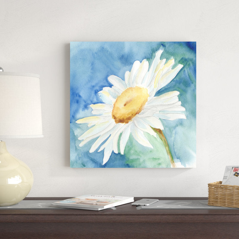 Radiant Daisy Flower Oil Painting