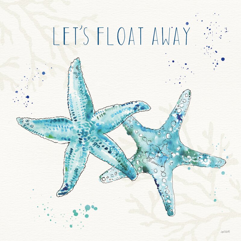 Tranquil Starfish Ocean Art Print for Coastal Home Decor