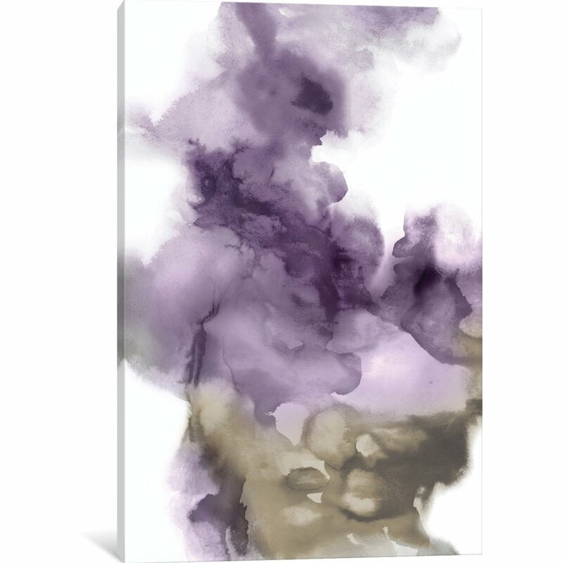 Amethyst Dreams: Abstract Oil Painting