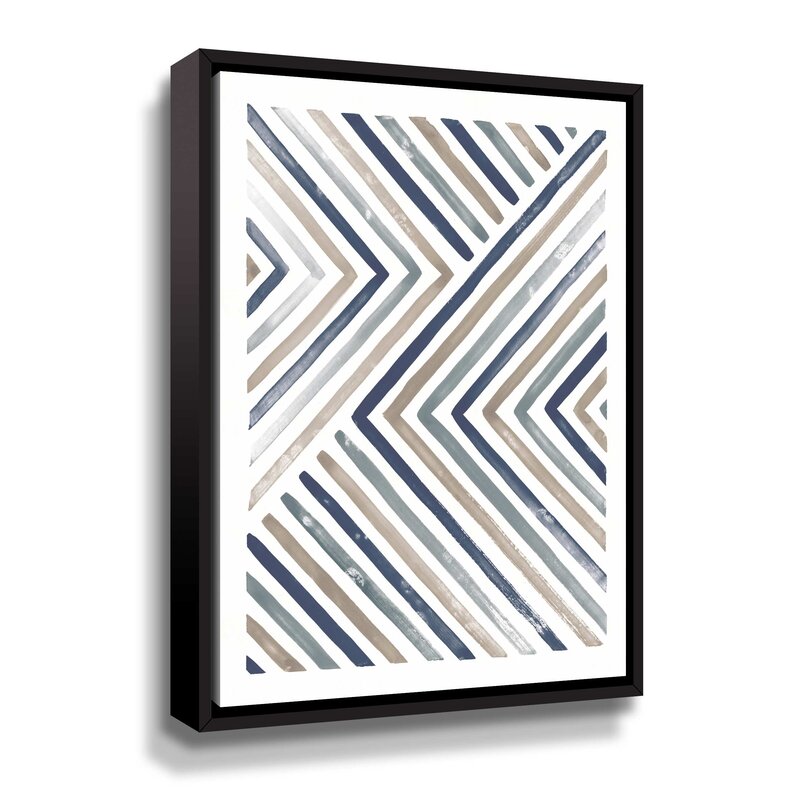 Stunning Geometric Oil Painting in Earthy Tones for Modern Home Decor