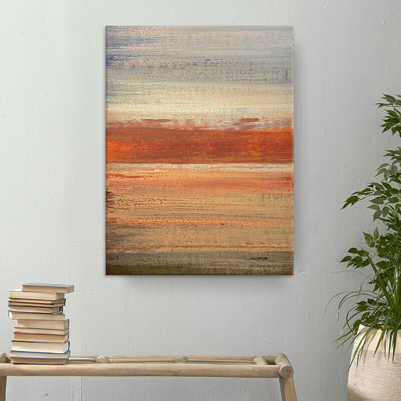 Serene Abstract Landscape Oil Painting