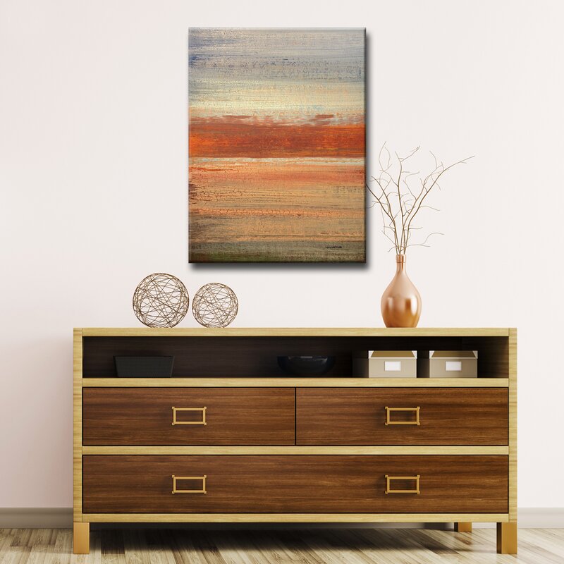 Serene Abstract Landscape Oil Painting