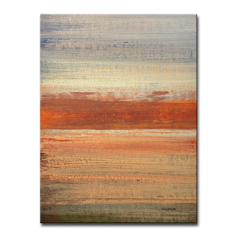 Serene Abstract Landscape Oil Painting