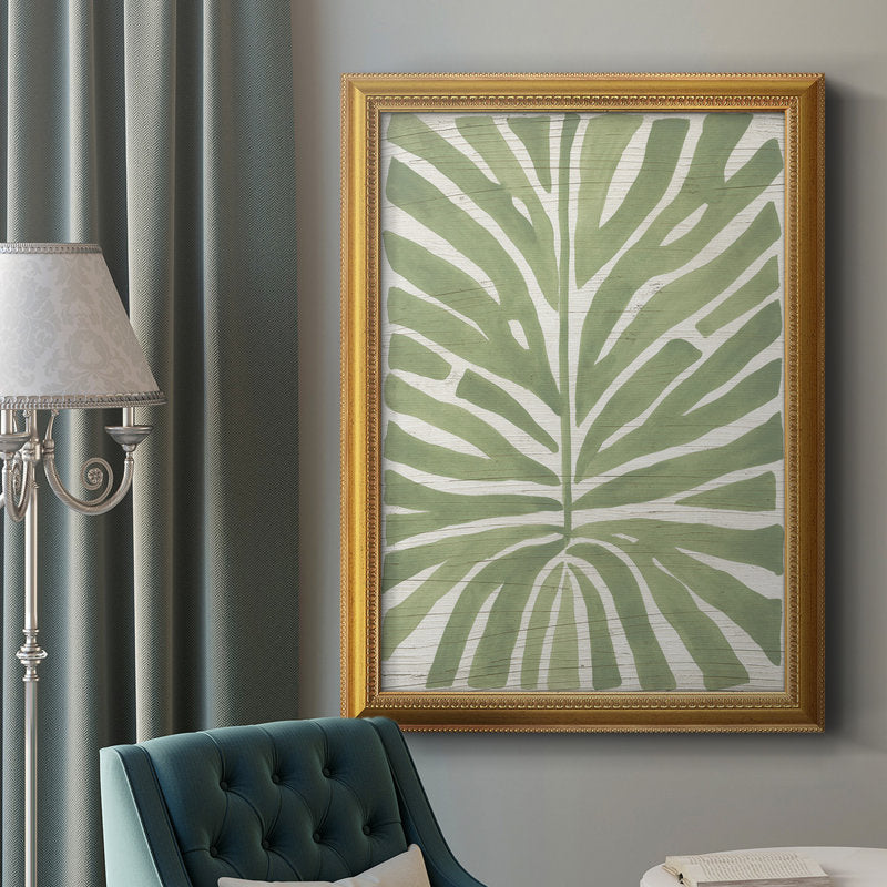 Botanical Palm Leaf Art Print for Modern Home Decor