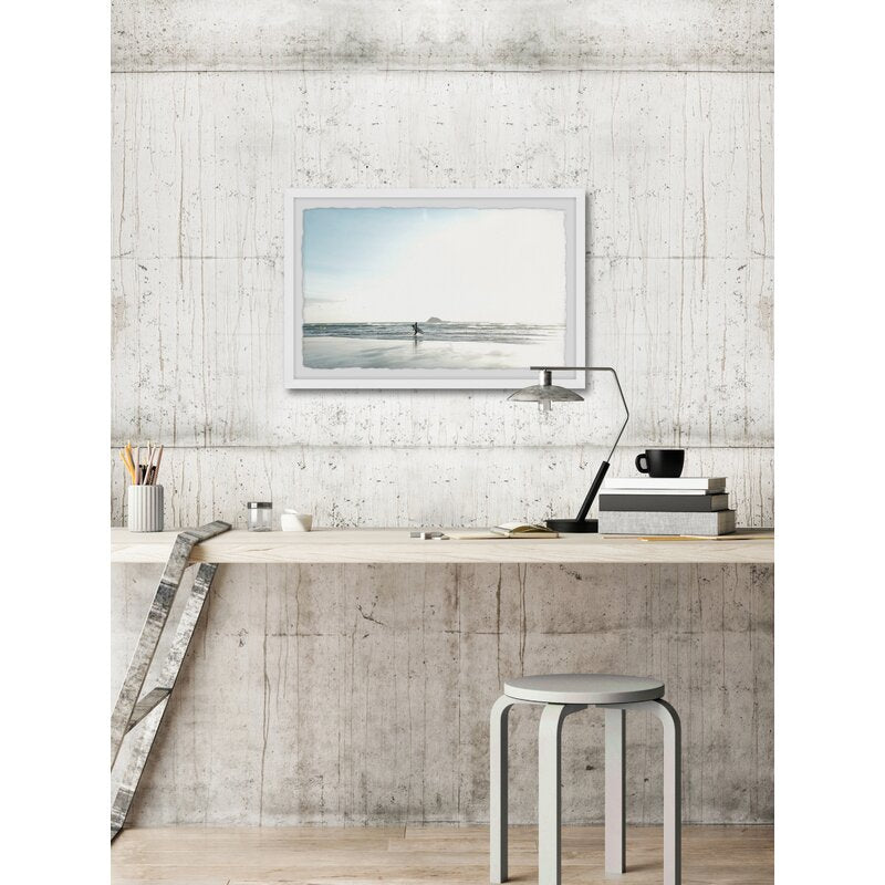 Serene Morning Surf Oil Painting for Coastal Home Decor