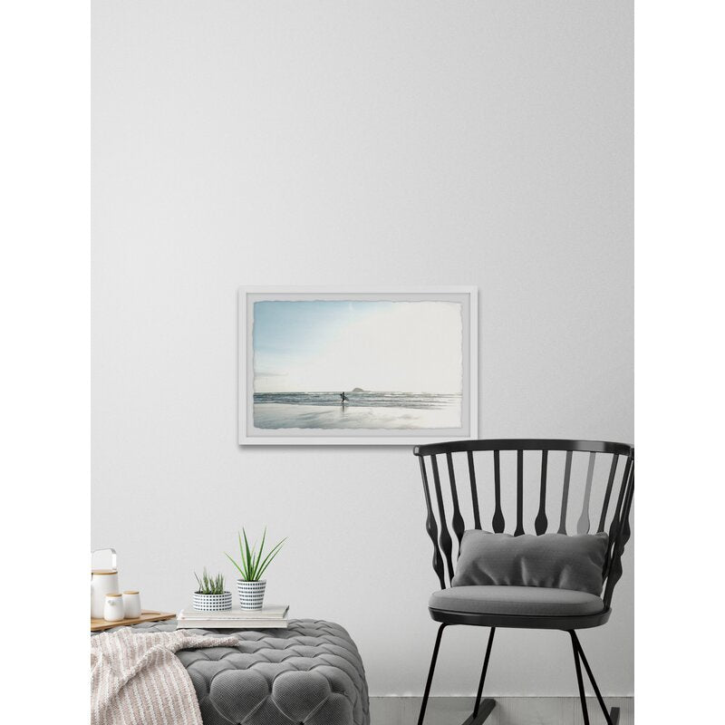 Serene Morning Surf Oil Painting for Coastal Home Decor