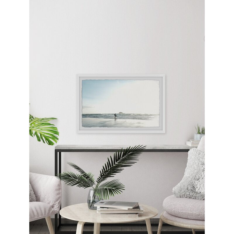 Serene Morning Surf Oil Painting for Coastal Home Decor