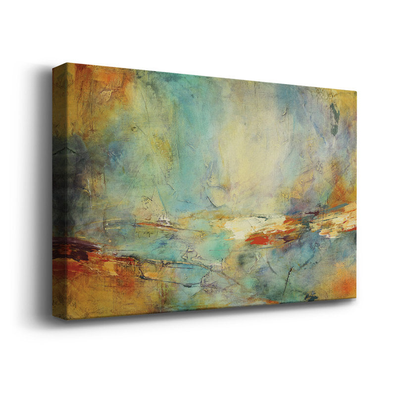 Timeless Abstraction: Vibrant Oil Painting for Modern Home Decor