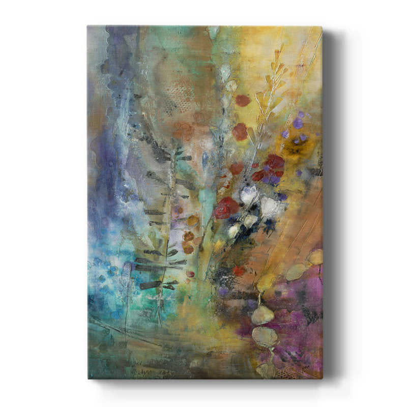 Abstract Autumn Bliss: Vibrant Oil Painting for Modern Home Decor