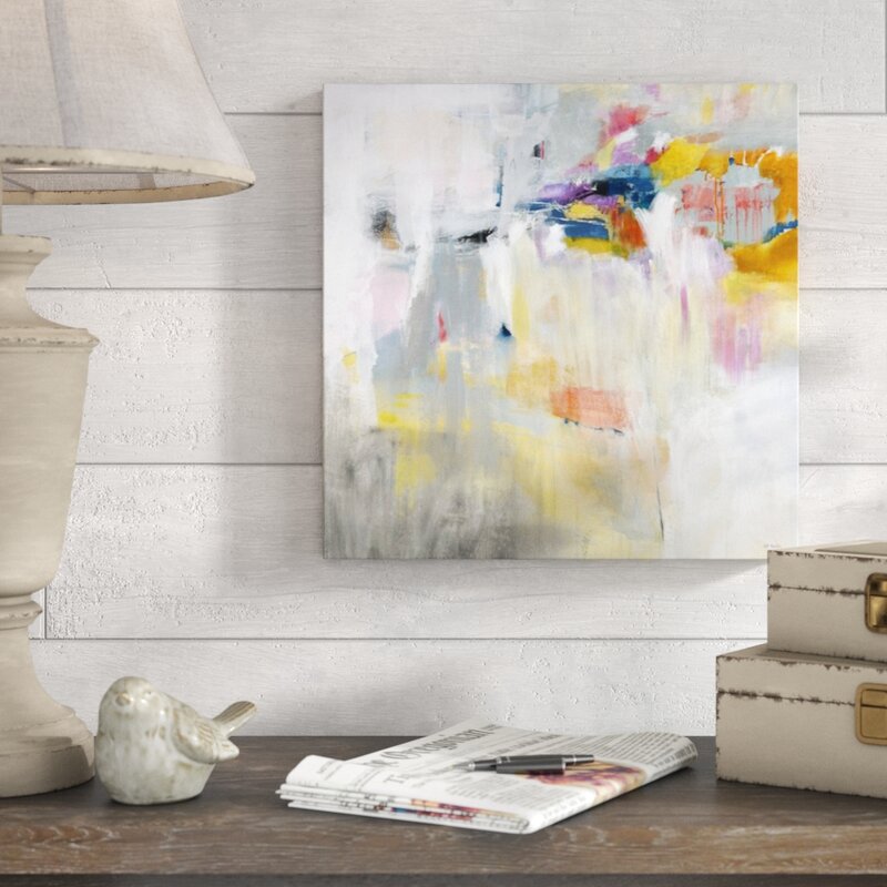 Abstract Oil Painting of Journey and Discovery