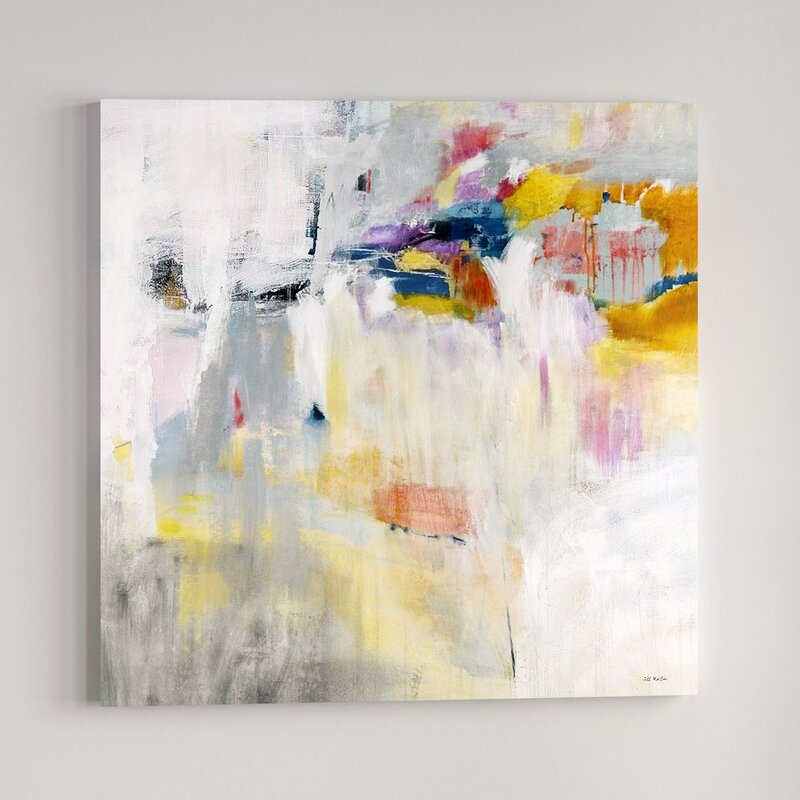 Abstract Oil Painting of Journey and Discovery
