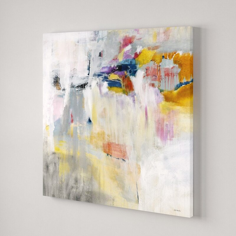 Abstract Oil Painting of Journey and Discovery