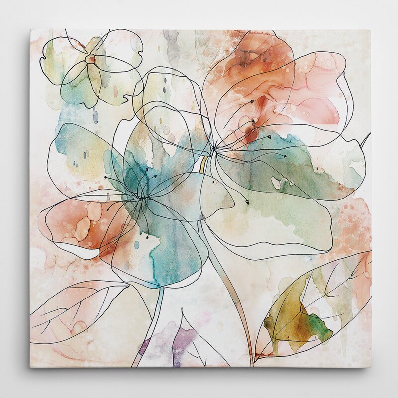 Elegant Floral Abstract Art for Home Decor and Wall Aesthetic