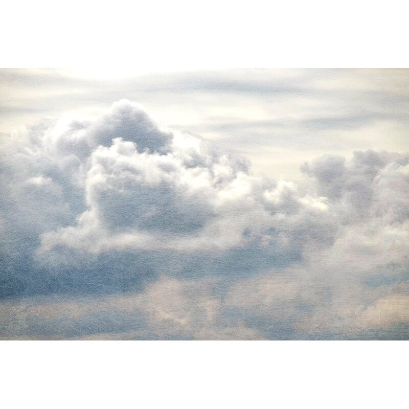 Serene Sky Abstract Oil Painting