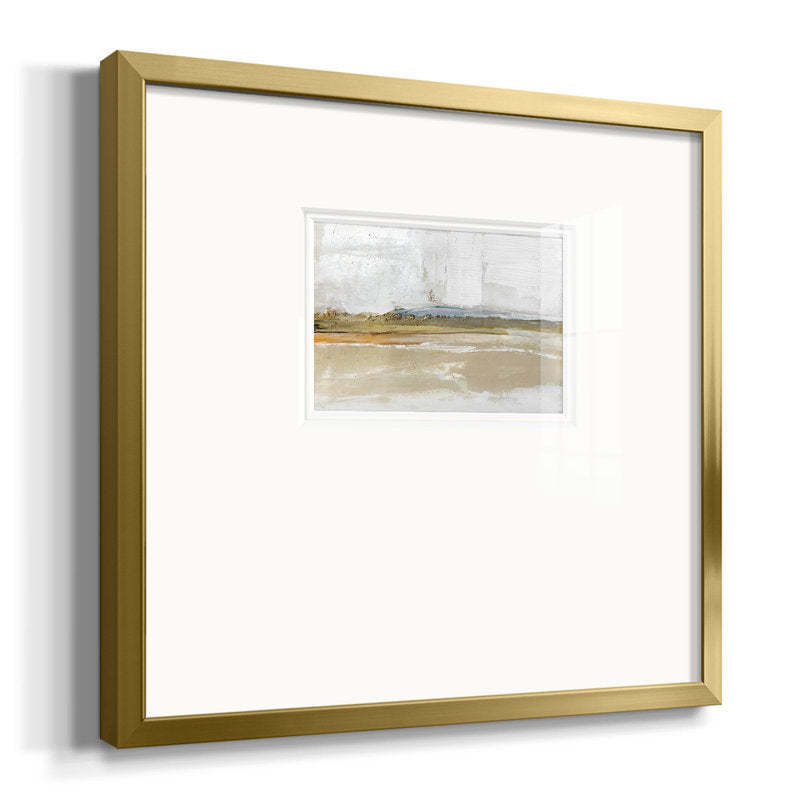 Tranquil Landscape Oil Painting Capturing the Essence of Golden Hour Warmth