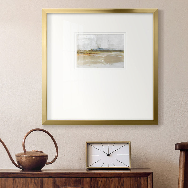 Tranquil Landscape Oil Painting Capturing the Essence of Golden Hour Warmth