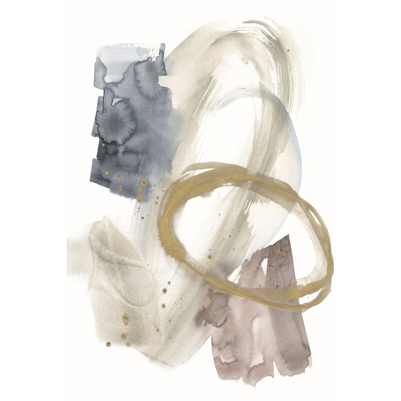 Golden Ring Abstract Oil Painting