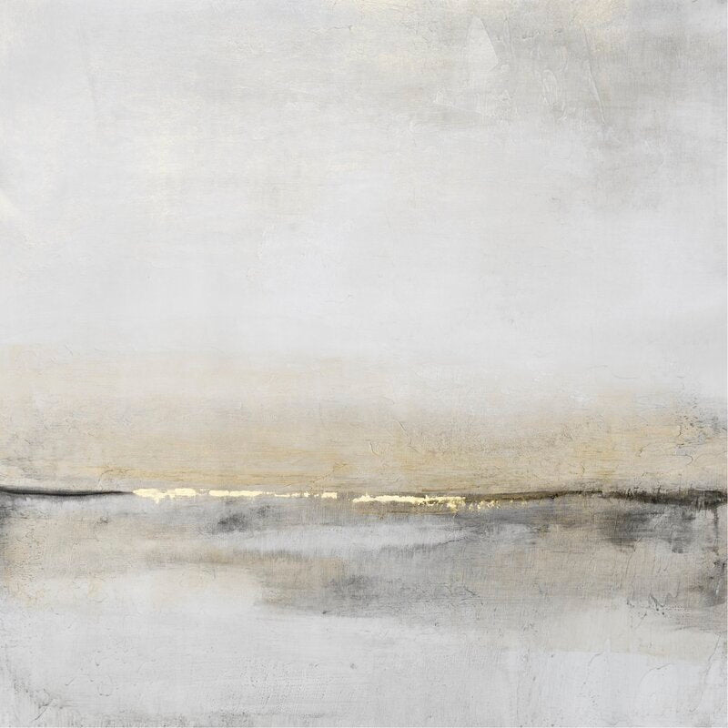 Serene Abstract Landscape Oil Painting
