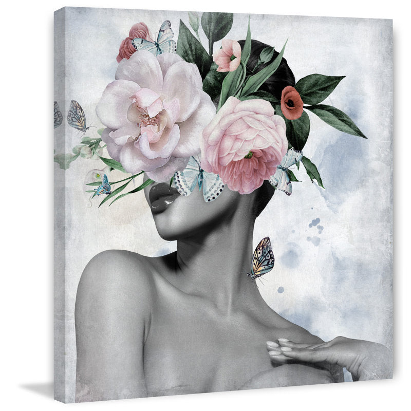 Radiant Floral Elegance: Captivating Oil Painting of Beauty and Nature