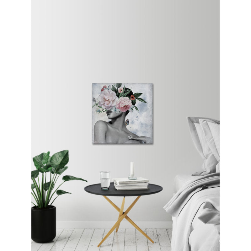 Radiant Floral Elegance: Captivating Oil Painting of Beauty and Nature