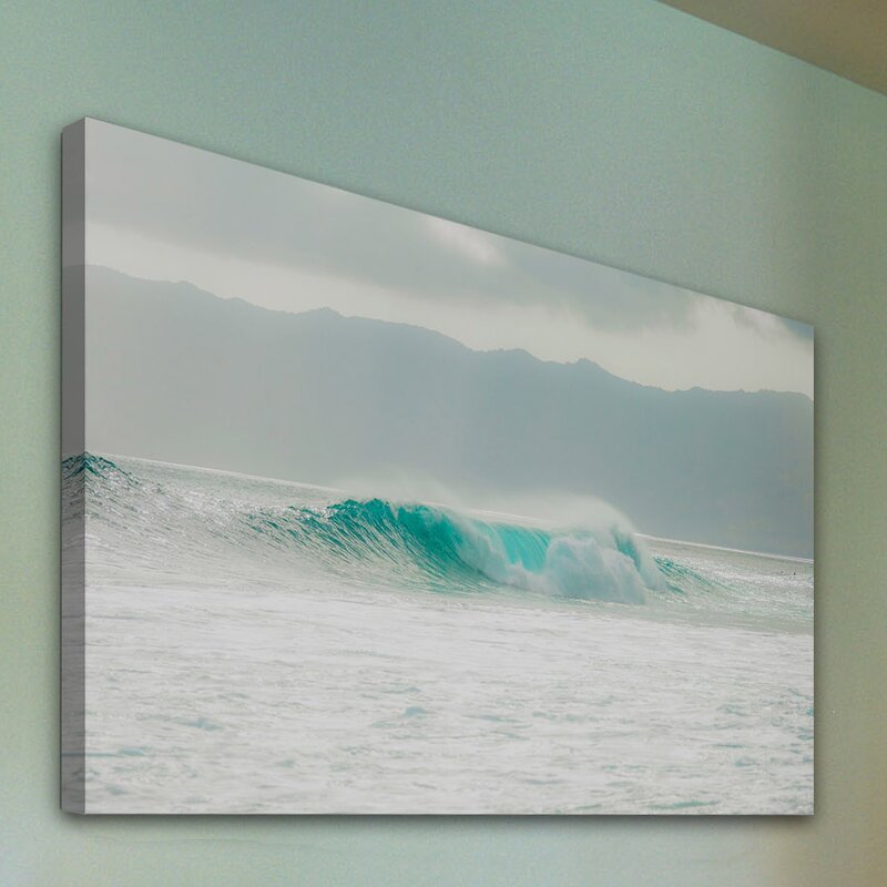 Serene Turquoise Wave Oil Painting