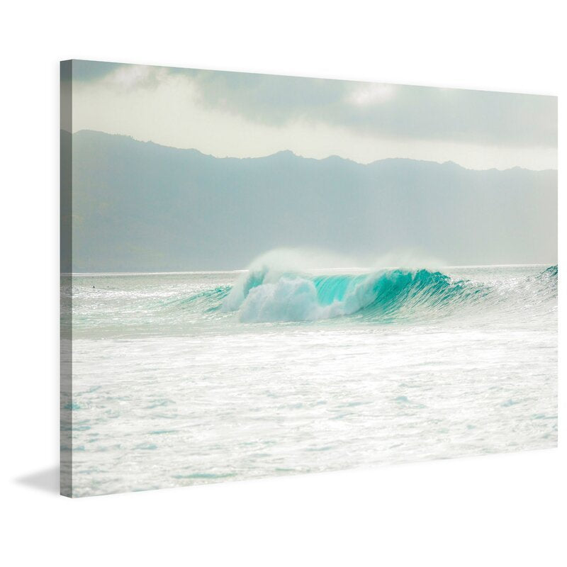 Serene Turquoise Wave Oil Painting