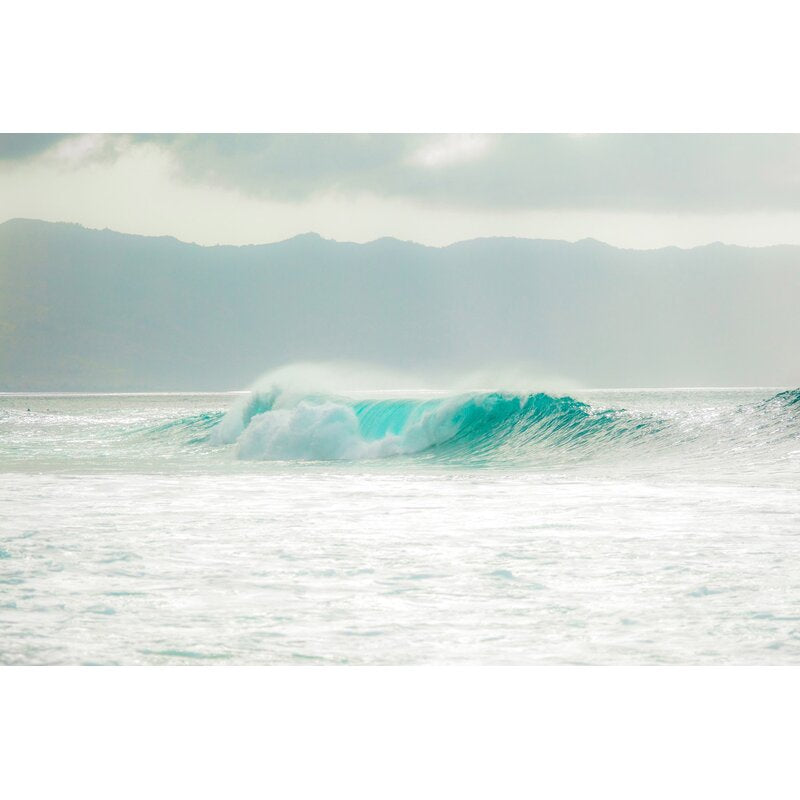 Serene Turquoise Wave Oil Painting