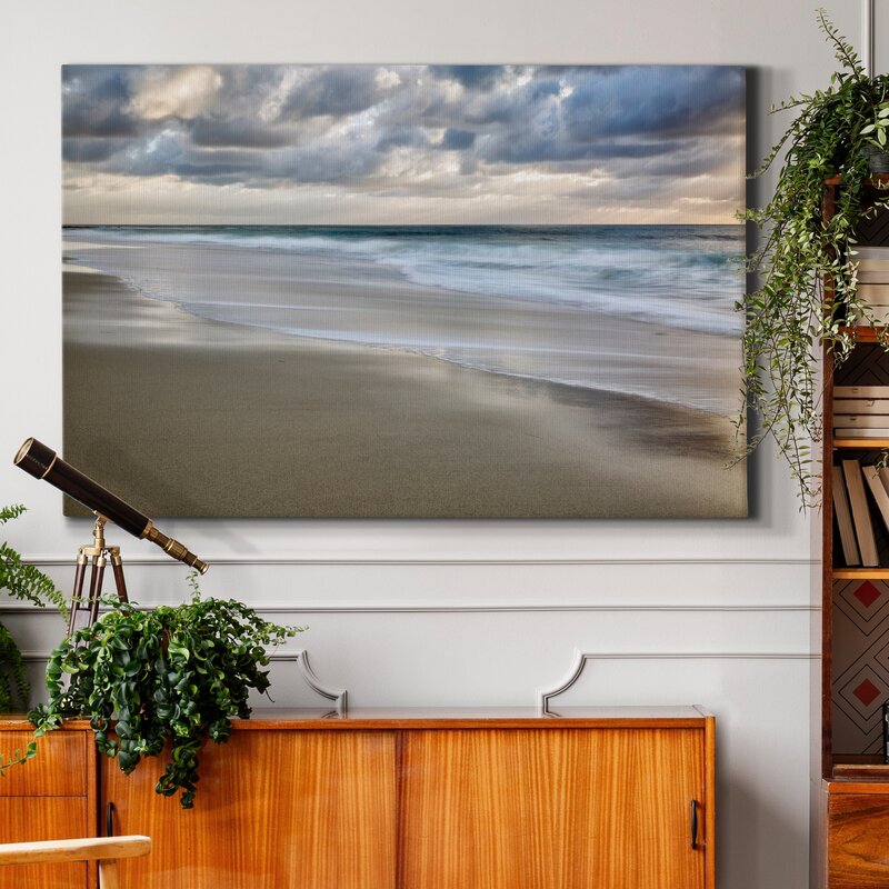 Breathtaking La Jolla Sunset: Coastal Oil Painting for Home Decor and Beach Lovers