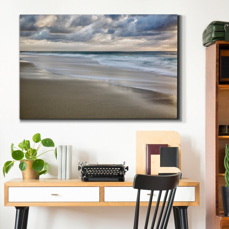 Breathtaking La Jolla Sunset: Coastal Oil Painting for Home Decor and Beach Lovers