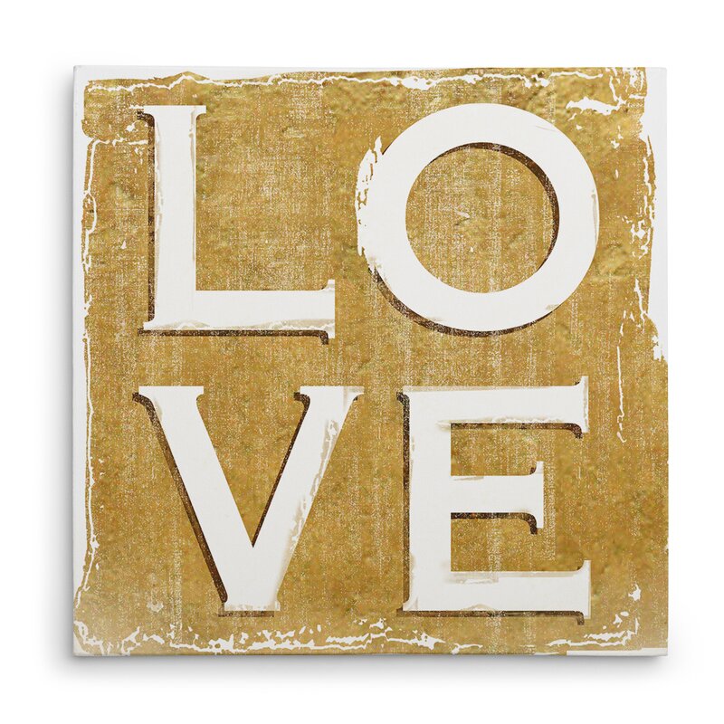 Chic Love Oil Painting for Modern Home Decor - Elegant Wall Art