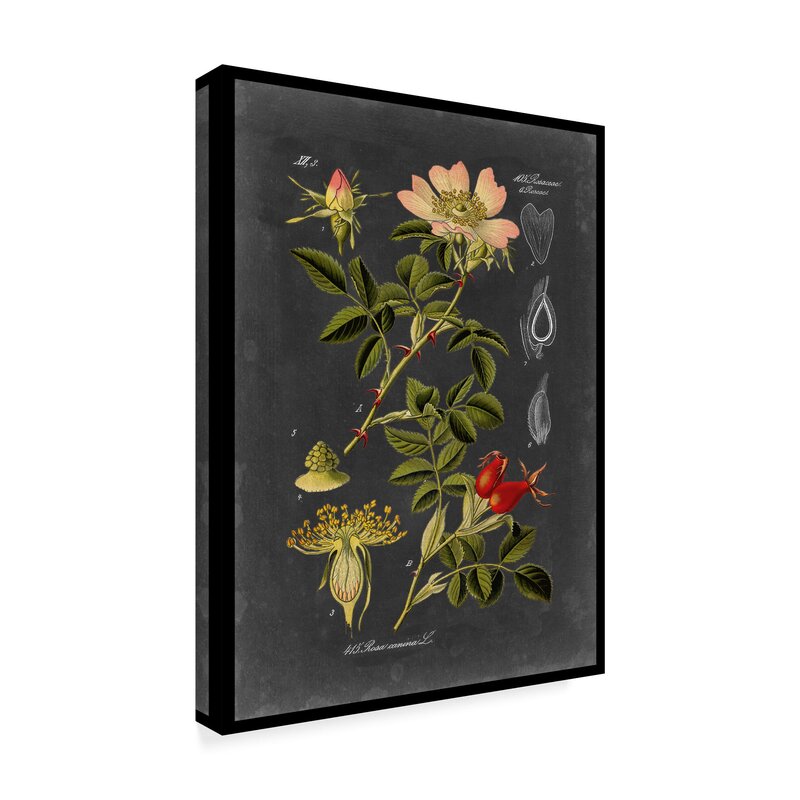 Midnight Botanical Floral Art Print for Elegant Home Decor