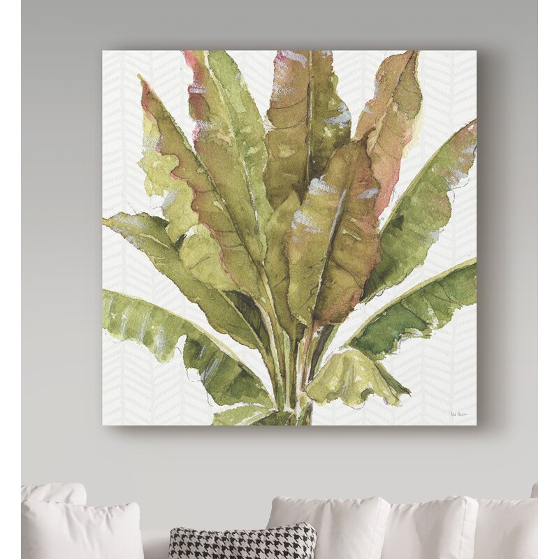 Lush Green Abstract Oil Painting