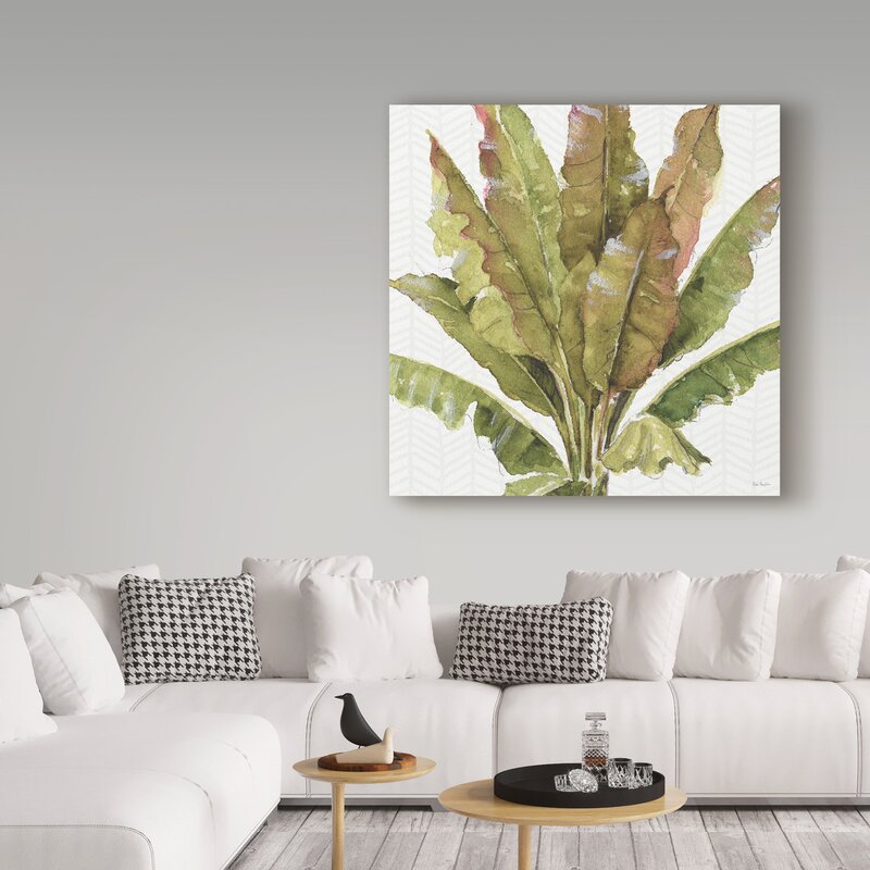 Lush Green Abstract Oil Painting