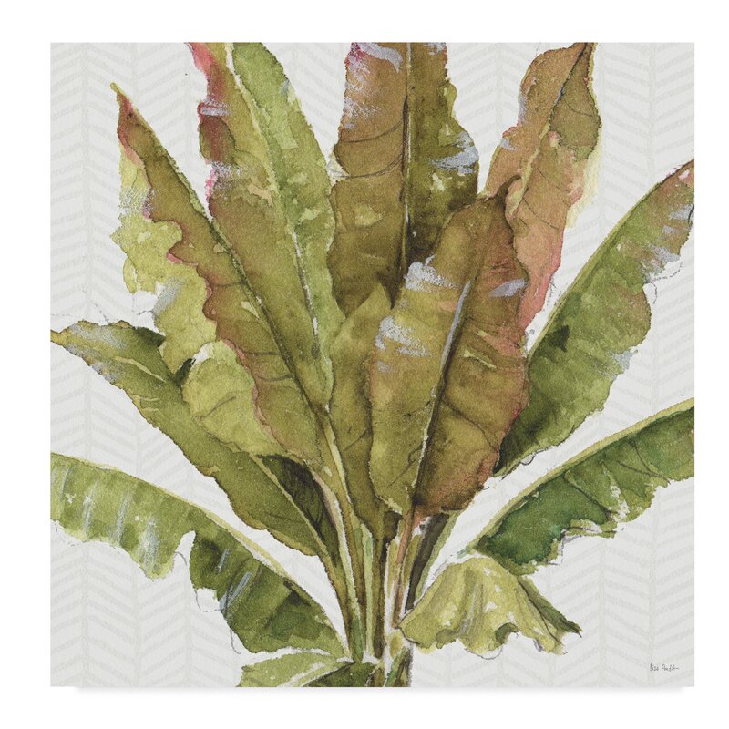Lush Green Abstract Oil Painting