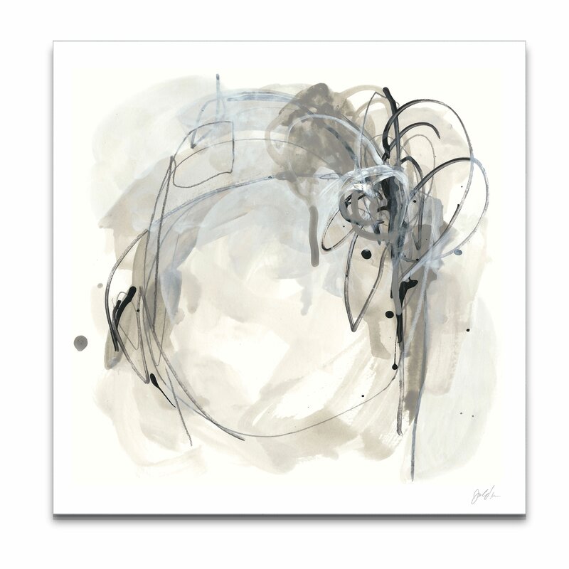Abstract Monochrome Painting for Modern Home Decor and Artistic Expression