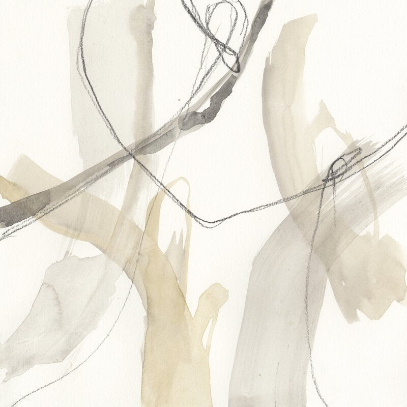 Abstract Neutral Momentum Oil Painting