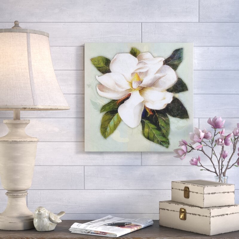 Nouveau Botanica: Elegant Floral Oil Painting