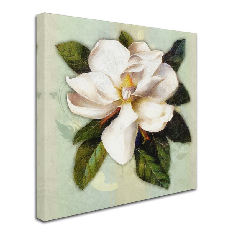 Nouveau Botanica: Elegant Floral Oil Painting