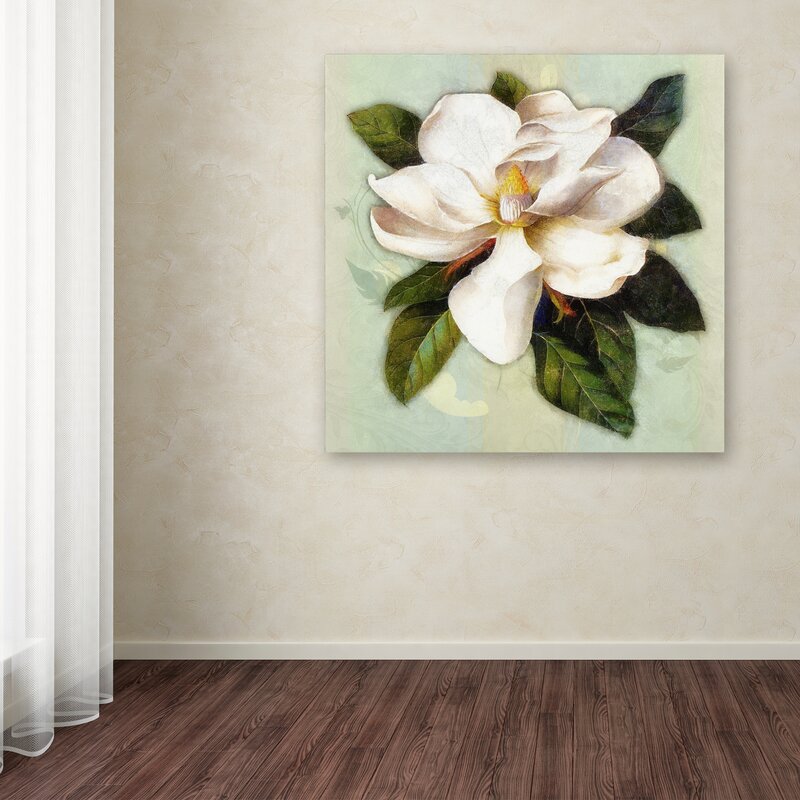 Nouveau Botanica: Elegant Floral Oil Painting