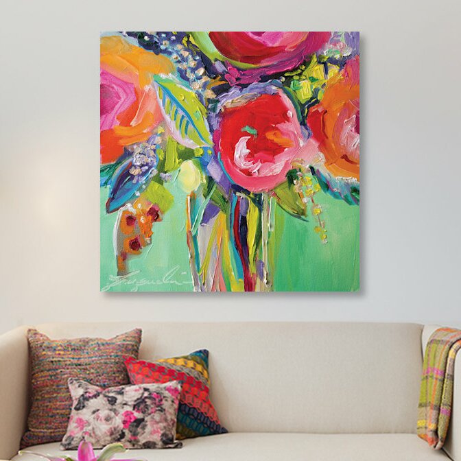 Vibrant Floral Ode to Summer Oil Painting