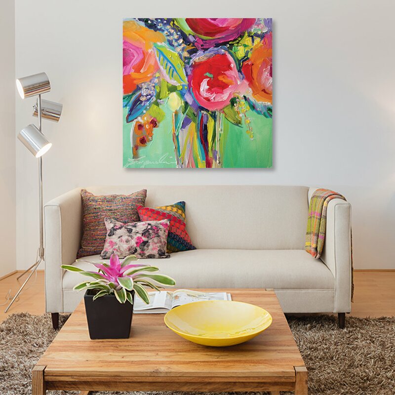 Vibrant Floral Ode to Summer Oil Painting
