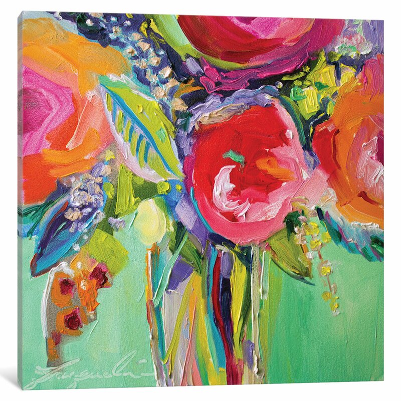 Vibrant Floral Ode to Summer Oil Painting