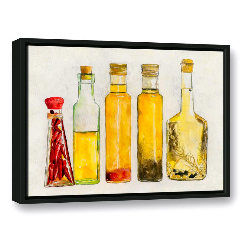 Vibrant Collection of Olive Oil Bottles in Artistic Still Life