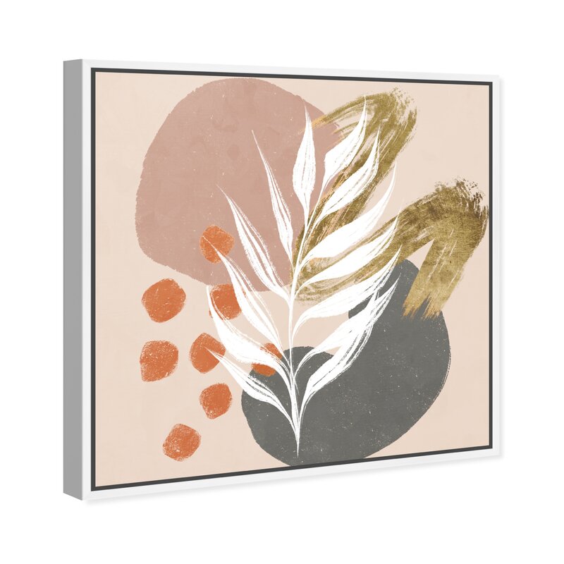 Serene Floral Abstract Oil Painting for Modern Home Decor