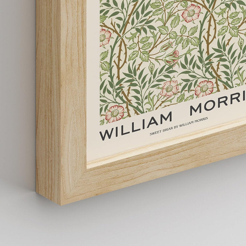 William Morris Botanical Floral Oil Painting Set for Elegant Home Decor