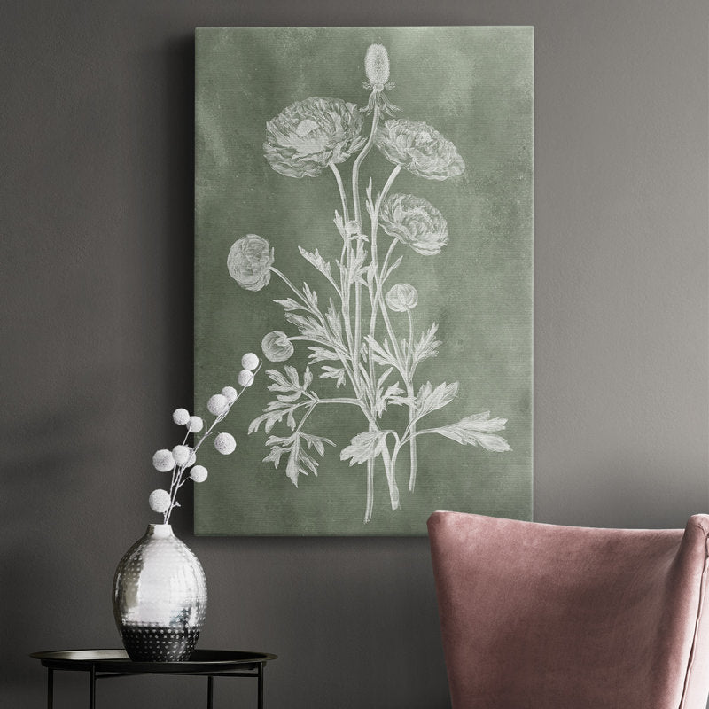 Serene Floral Elegance: Hand-Painted Oil Art for Tranquil Home Décor