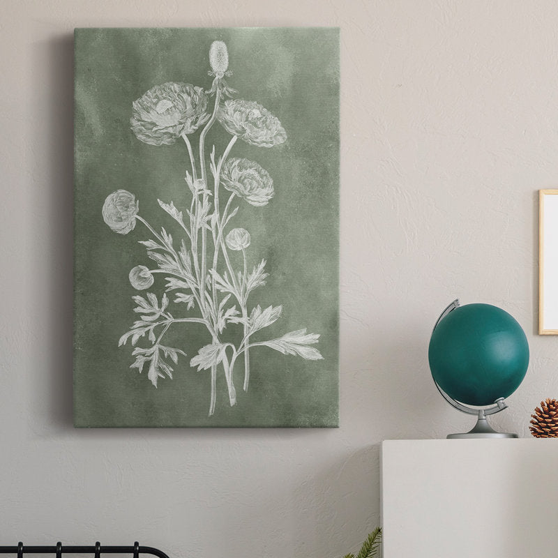 Serene Floral Elegance: Hand-Painted Oil Art for Tranquil Home Décor