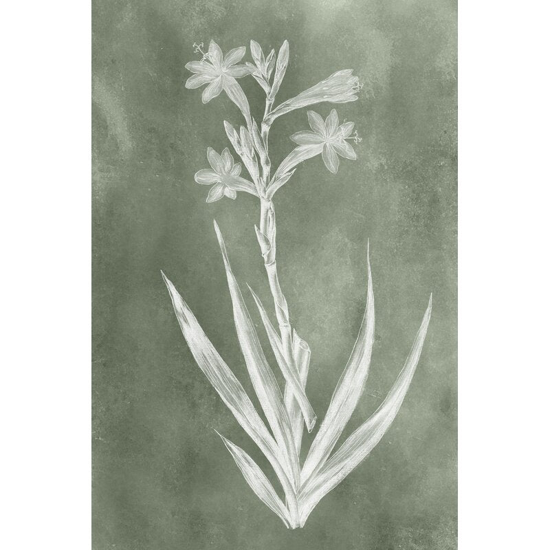 Elegant Sage Floral Oil Painting for Home Decor and Art Lovers