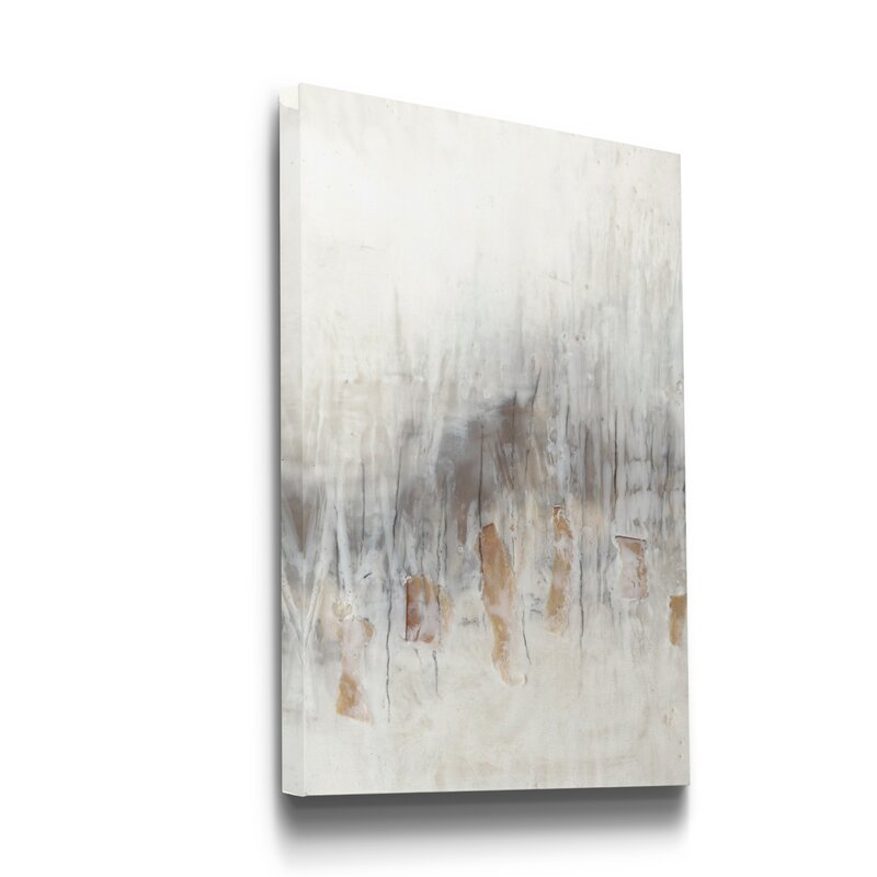 Serene Seaglass Abstract Oil Painting for Modern Home Decor